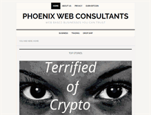 Tablet Screenshot of phoenixwebconsultants.com